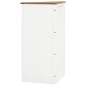 vidaXL Eckschrank 59x36x100 cm Eiche Massivholz vidaXL Eckschrank 59x36x100 cm Eiche Massivholz
