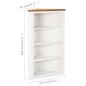 vidaXL Eckschrank 59x36x100 cm Eiche Massivholz vidaXL Eckschrank 59x36x100 cm Eiche Massivholz