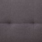 vidaXL Schlafsofa mit zwei Kissen Taupe Polyester vidaXL Schlafsofa mit zwei Kissen Taupe Polyester