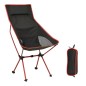 vidaXL Klappbarer Campingstuhl PVC und Aluminium Schwarz vidaXL Klappbarer Campingstuhl PVC und Aluminium Schwarz