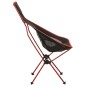 vidaXL Klappbarer Campingstuhl PVC und Aluminium Schwarz vidaXL Klappbarer Campingstuhl PVC und Aluminium Schwarz