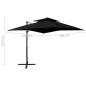 vidaXL Ampelschirm mit Lüftung 250x250 cm Schwarz vidaXL Ampelschirm mit Lüftung 250x250 cm Schwarz