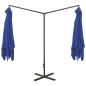 vidaXL Doppel-Sonnenschirm mit Stahl-Mast 600x300 cm Azurblau vidaXL Doppel-Sonnenschirm mit Stahl-Mast 600x300 cm Azurblau