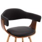 vidaXL Esszimmerstühle 2 Stk. Schwarz Kunstleder und Bugholz vidaXL Esszimmerstühle 2 Stk. Schwarz Kunstleder und Bugholz