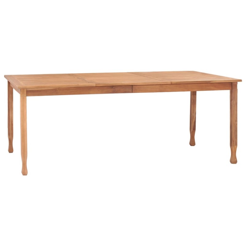 vidaXL Garten-Esstisch 200x100x75 cm Teak Massivholz vidaXL Garten-Esstisch 200x100x75 cm Teak Massivholz