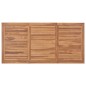 vidaXL Garten-Esstisch 200x100x75 cm Teak Massivholz vidaXL Garten-Esstisch 200x100x75 cm Teak Massivholz