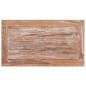 vidaXL Batavia-Couchtisch 90x50x45 cm Teak Massivholz Getüncht vidaXL Batavia-Couchtisch 90x50x45 cm Teak Massivholz Getüncht