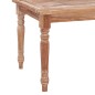 vidaXL Batavia-Couchtisch 90x50x45 cm Teak Massivholz Getüncht vidaXL Batavia-Couchtisch 90x50x45 cm Teak Massivholz Getüncht