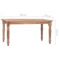 vidaXL Batavia-Couchtisch 90x50x45 cm Teak Massivholz Getüncht vidaXL Batavia-Couchtisch 90x50x45 cm Teak Massivholz Getüncht