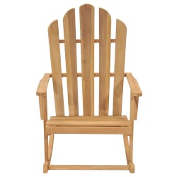 vidaXL Adirondack-Schaukelstuhl Massivholz Teak