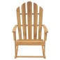 vidaXL Adirondack-Schaukelstuhl Massivholz Teak vidaXL Adirondack-Schaukelstuhl Massivholz Teak