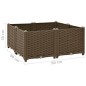 vidaXL Hochbeet 80x80x38 cm Polypropylen vidaXL Hochbeet 80x80x38 cm Polypropylen