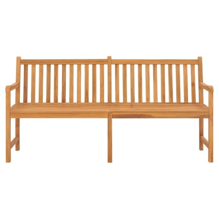 vidaXL Gartenbank 180 cm Massivholz Teak