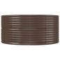 vidaXL Hochbeet Braun 367x140x68 cm Pulverbeschichteter Stahl vidaXL Hochbeet Braun 367x140x68 cm Pulverbeschichteter Stahl