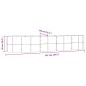 vidaXL Hochbeet Braun 367x140x68 cm Pulverbeschichteter Stahl vidaXL Hochbeet Braun 367x140x68 cm Pulverbeschichteter Stahl