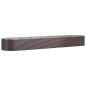 vidaXL Hochbeet Pulverbeschichteter Stahl 584x140x68 cm Braun vidaXL Hochbeet Pulverbeschichteter Stahl 584x140x68 cm Braun