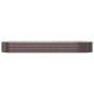 vidaXL Hochbeet Pulverbeschichteter Stahl 584x140x68 cm Braun vidaXL Hochbeet Pulverbeschichteter Stahl 584x140x68 cm Braun