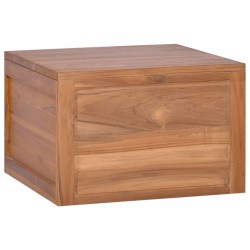 vidaXL Wand-Badschrank 45x45x30 cm Teak Massivholz 