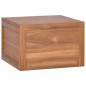 vidaXL Wand-Badschrank 45x45x30 cm Teak Massivholz vidaXL Wand-Badschrank 45x45x30 cm Teak Massivholz
