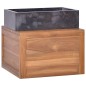 vidaXL Wand-Badschrank 45x45x30 cm Teak Massivholz vidaXL Wand-Badschrank 45x45x30 cm Teak Massivholz