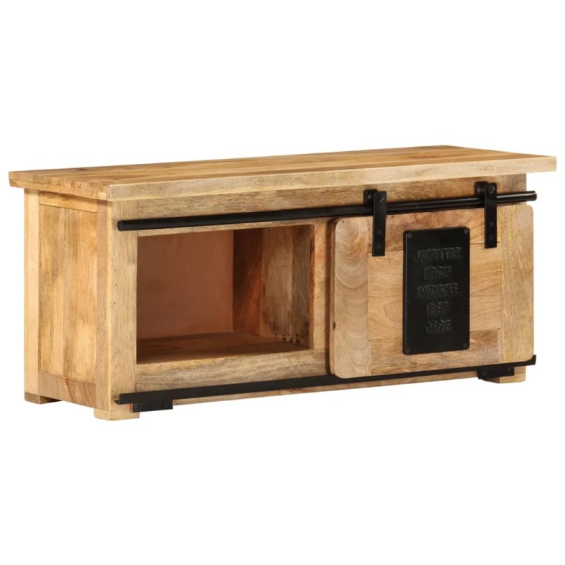 vidaXL TV-Schrank 90x35x40 cm Massivholz Mango vidaXL TV-Schrank 90x35x40 cm Massivholz Mango