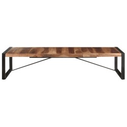 vidaXL Couchtisch 180x90x40 cm Massivholz mit Palisander-Finish