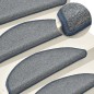 vidaXL Treppenmatten 15 Stk. Hellgrau und Blau 65x24x4 cm vidaXL Treppenmatten 15 Stk. Hellgrau und Blau 65x24x4 cm