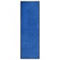 vidaXL Fußmatte Waschbar Blau 60x180 cm vidaXL Fußmatte Waschbar Blau 60x180 cm