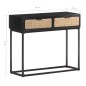 vidaXL Konsolentisch 90x35x76 cm Mango Massivholz vidaXL Konsolentisch 90x35x76 cm Mango Massivholz