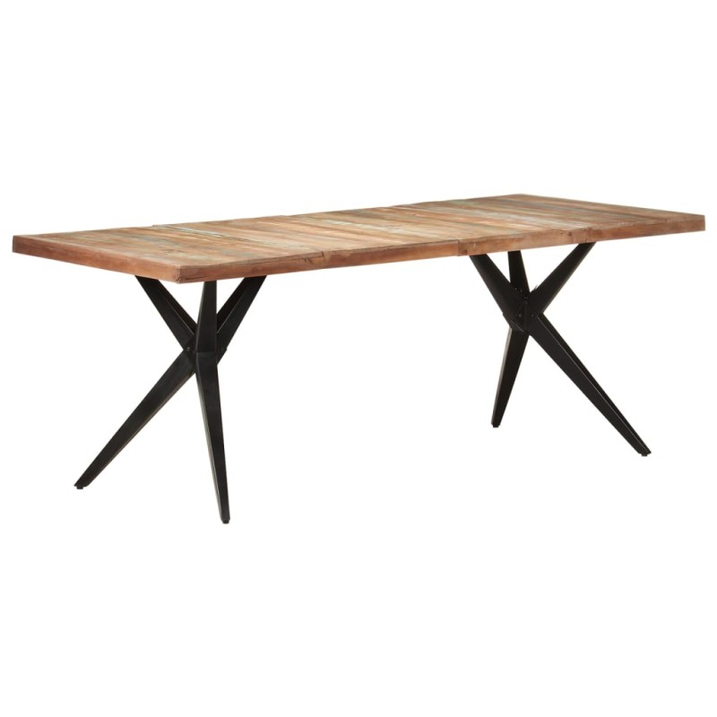 vidaXL Esstisch 200x90x76 cm Altholz Massiv vidaXL Esstisch 200x90x76 cm Altholz Massiv