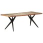 vidaXL Esstisch 200x90x76 cm Altholz Massiv vidaXL Esstisch 200x90x76 cm Altholz Massiv