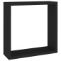 vidaXL Würfelregale 3 Stk. Schwarz MDF vidaXL Würfelregale 3 Stk. Schwarz MDF