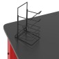 vidaXL Gaming-Schreibtisch mit K-Gestell Schwarz und Rot 110x60x75 cm vidaXL Gaming-Schreibtisch mit K-Gestell Schwarz und Rot 110x60x75 cm