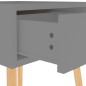 vidaXL Nachttisch Grau 40x40x56 cm Holzwerkstoff vidaXL Nachttisch Grau 40x40x56 cm Holzwerkstoff