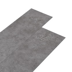 vidaXL PVC Laminat Dielen Selbstklebend 5,21 m² 2 mm Betongrau