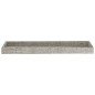 vidaXL Loggia Wandregale 4 Stk. Betongrau 60x15x4 cm MDF vidaXL Loggia Wandregale 4 Stk. Betongrau 60x15x4 cm MDF