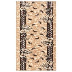 vidaXL Teppichläufer BCF Beige 100x150 cm