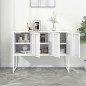 vidaXL Sideboard Weiß 105x35x75 cm Stahl vidaXL Sideboard Weiß 105x35x75 cm Stahl