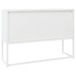 vidaXL Sideboard Weiß 105x35x75 cm Stahl vidaXL Sideboard Weiß 105x35x75 cm Stahl