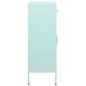 vidaXL Lagerschrank Minzgrün 80x35x101,5 cm Stahl vidaXL Lagerschrank Minzgrün 80x35x101,5 cm Stahl