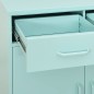 vidaXL Lagerschrank Minzgrün 80x35x101,5 cm Stahl vidaXL Lagerschrank Minzgrün 80x35x101,5 cm Stahl