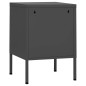 vidaXL Nachttisch Anthrazit 35x35x51 cm Stahl vidaXL Nachttisch Anthrazit 35x35x51 cm Stahl