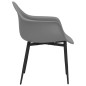 vidaXL Esszimmerstühle 4 Stk. Grau PP vidaXL Esszimmerstühle 4 Stk. Grau PP