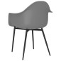 vidaXL Esszimmerstühle 4 Stk. Grau PP vidaXL Esszimmerstühle 4 Stk. Grau PP