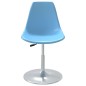 vidaXL Esszimmerstühle 4 Stk. Drehbar Blau PP vidaXL Esszimmerstühle 4 Stk. Drehbar Blau PP