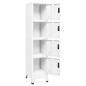 vidaXL Schließfachschrank Weiß 38x45x180 cm Stahl vidaXL Schließfachschrank Weiß 38x45x180 cm Stahl