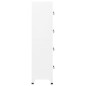 vidaXL Schließfachschrank Weiß 38x45x180 cm Stahl vidaXL Schließfachschrank Weiß 38x45x180 cm Stahl