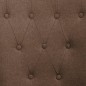 Esszimmerstuhl mit Armlehnen Braun Stoff Esszimmerstuhl mit Armlehnen Braun Stoff
