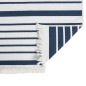 vidaXL Teppich Marineblau 100x200 cm Baumwolle vidaXL Teppich Marineblau 100x200 cm Baumwolle