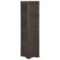 vidaXL Kunststoffschrank 40x43x164 cm Holzdesign Braun vidaXL Kunststoffschrank 40x43x164 cm Holzdesign Braun